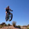 Fat bikes can fly too.