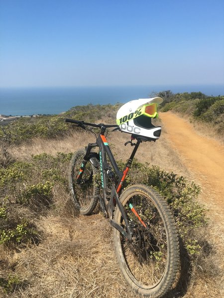 The views from the top of the North Peak Access Road.