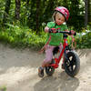 Learning on the pump track at Duthie Hill Park, WA.