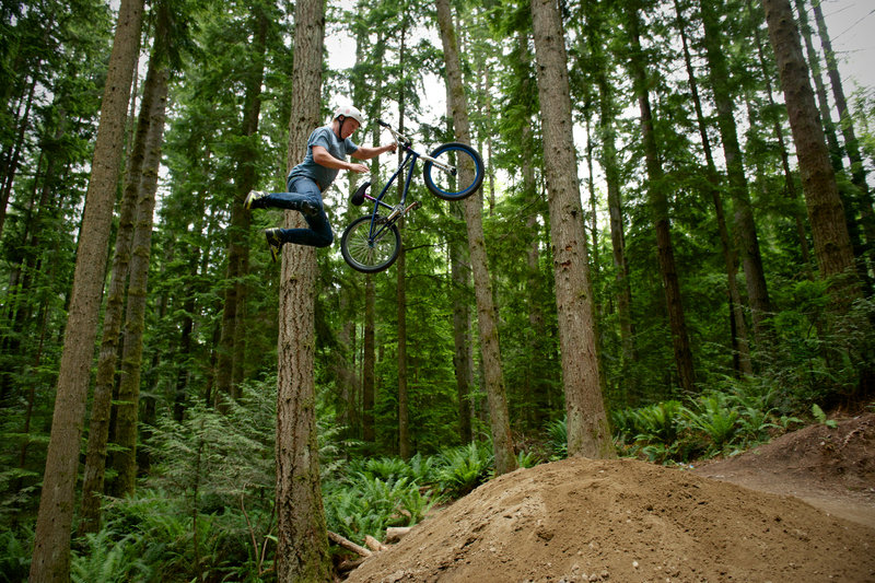 The Deep Water Horizon step-up is for riders looking for the challenge and height. Duthie Hill Park, WA.