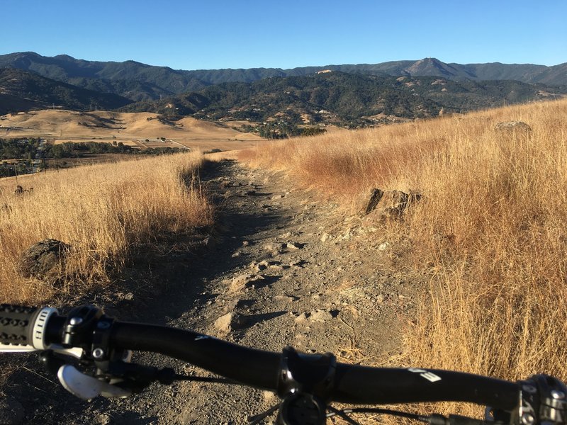 Heading down Stile Ranch.