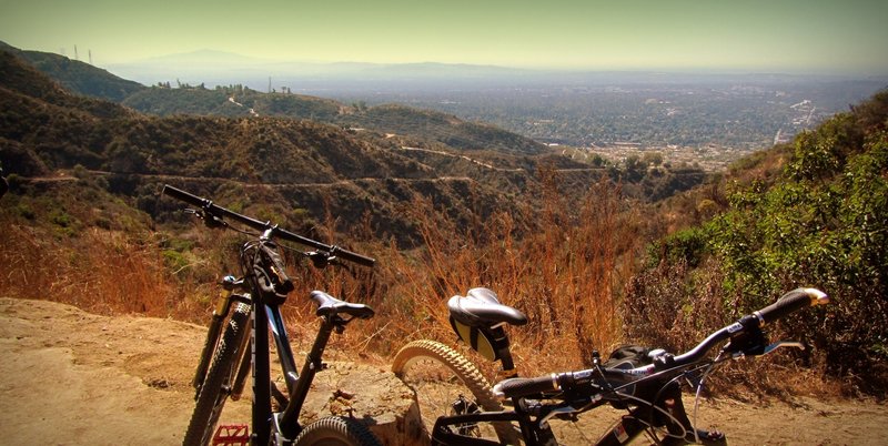 At Fern and Brown Trail junction flat spot.