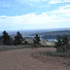 Deep in the pain cave on the Southridge Road climb. Riders earn their turns on the 4SOH course.