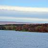 View from the Shawnee Dam towards the swimming area.