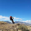 The very top of Rock Man and the entire Beck Lake trail system. Looking at Rattlesnake mountain and the Outlaw trail system.