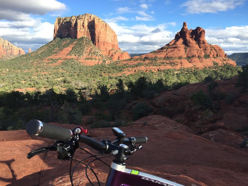 Stunning view from Slim Shady Trail.