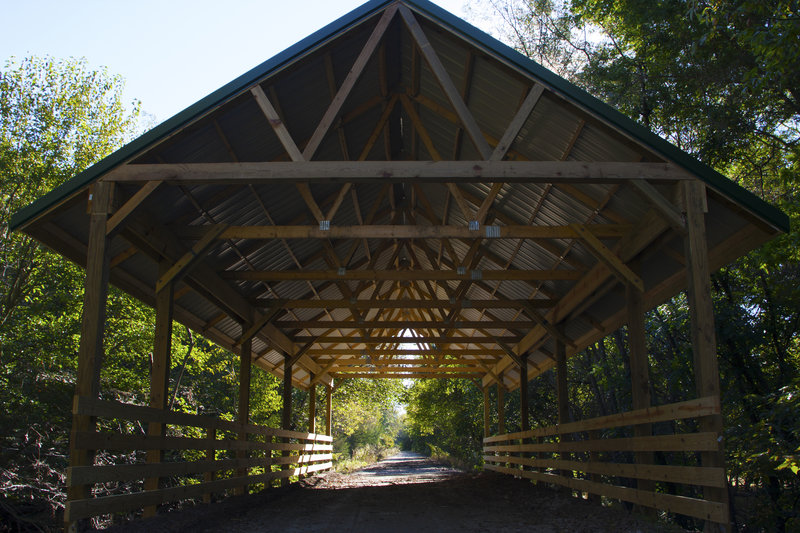 A bridge near Beatrice on the Chief Standing Bear Trail.