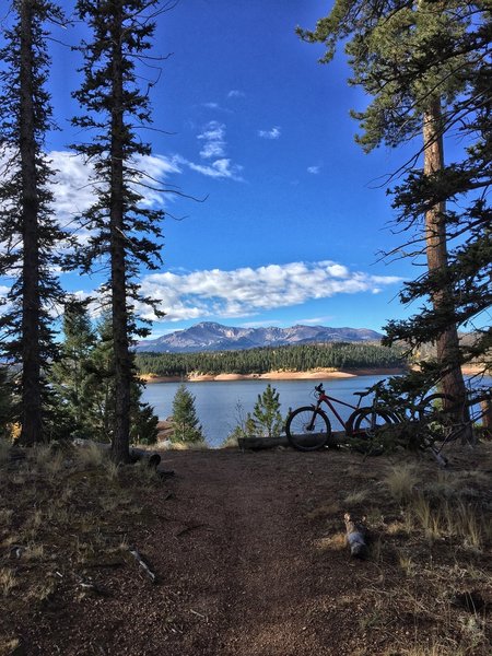 Amazing views of the front range.