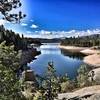 One of the many beautiful alcoves on Rampart Reservoir.