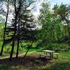 Picnic table.