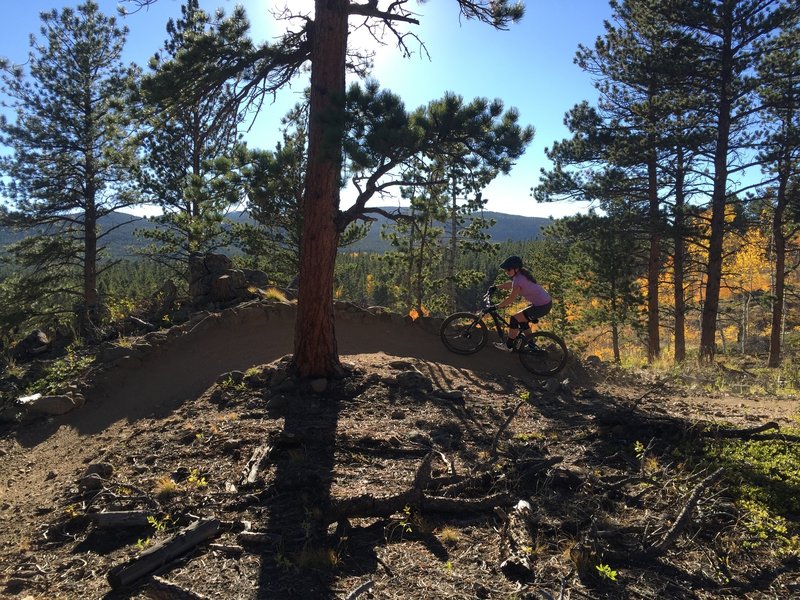 Berm riding on Re-Root.