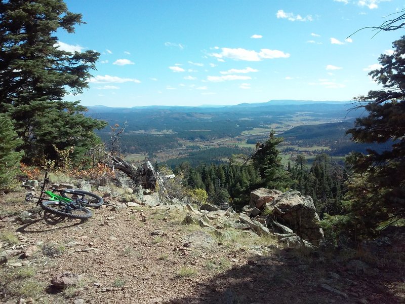 View from Jackson Mountain Peak, looking south.