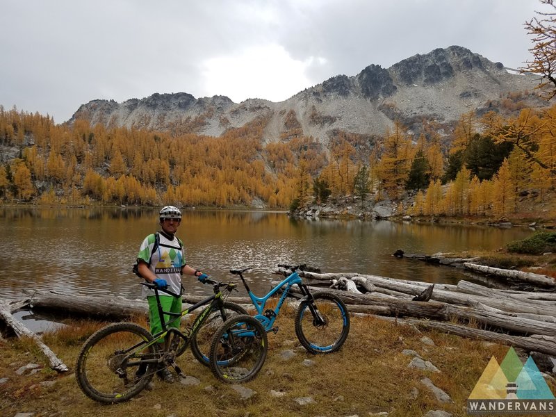 Lake and Western Larch in full splendor.