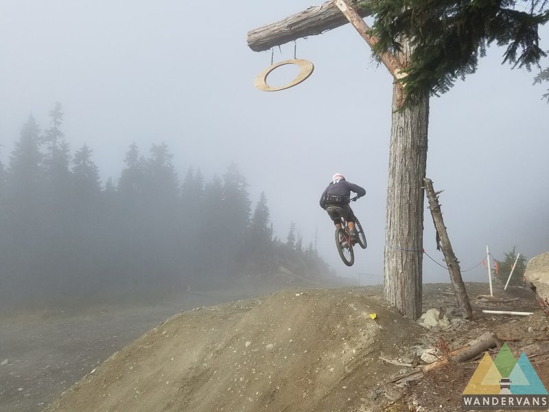 Launching it at Whistler.