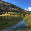 Spring Lake at the bottom of Robertson Pasture.