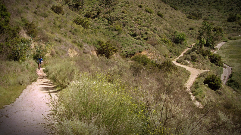 Riding up to Gateway to the Rim.