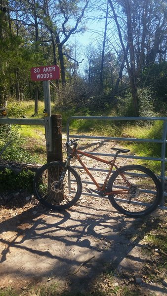 Bluff Creek Ranch - Start of trails. Working ranch, so there are a couple of places you must open and close gates.