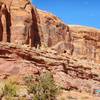 You feel pretty small among the cliff features. What a pretty spot to ride your bike!