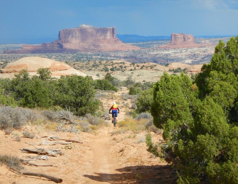 Trail has lots of flow.