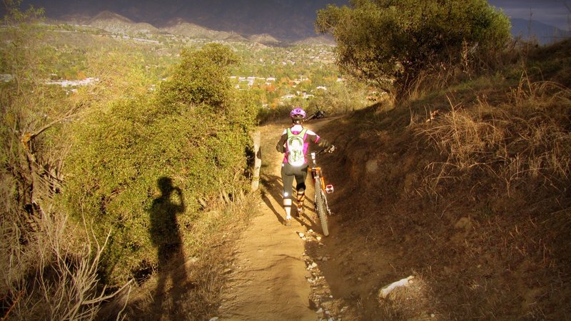 Cherry Canyon singletrack.