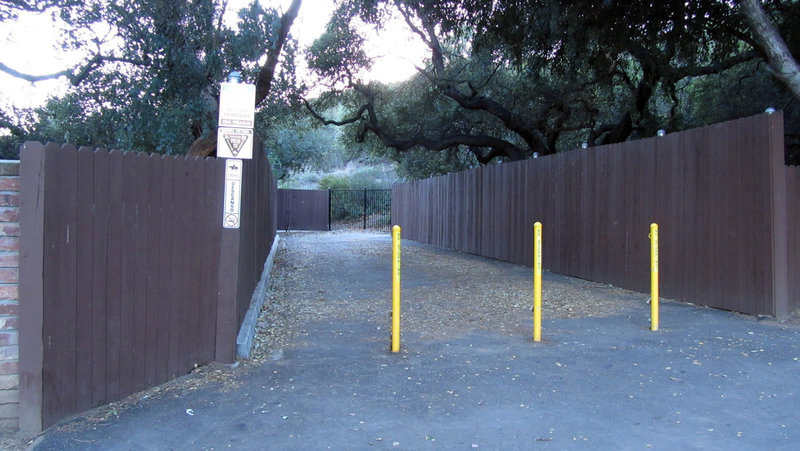 Entrance to the Descanso Trail.