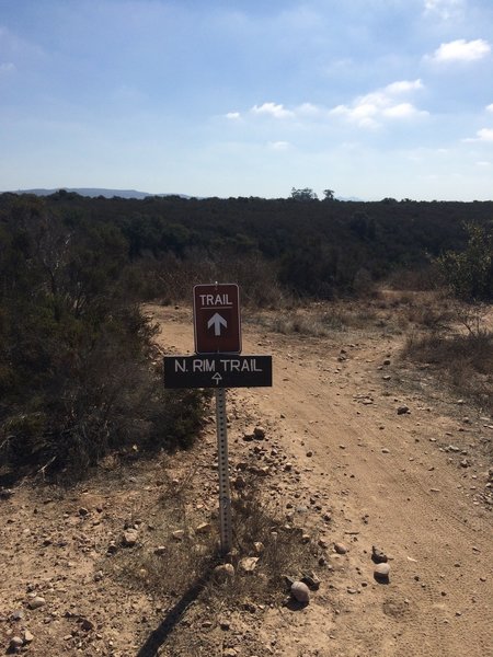 North Rim Trail.