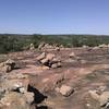 Awesome view of central Texas along the Upper Loop while riding on top of billion year old Valley Spring Gneiss