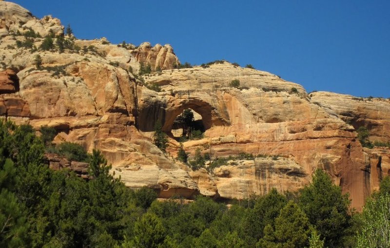 Arch in Upper Dark Canyon.