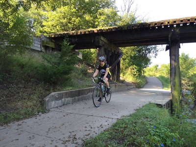 This is a neat place to watch trains close up, we missed getting a pic of one by a minute...