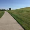 Practice riding up this sledding hill for climbing practice.