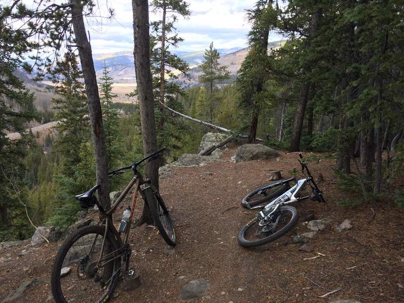 Overlook of Camp Hale/Hwy 24 along Colorado Trail Segment #8 (Crane Park to Camp Hale)