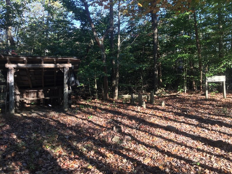 One of the shelters along the Adventure Trail for overnight stays if you wish.