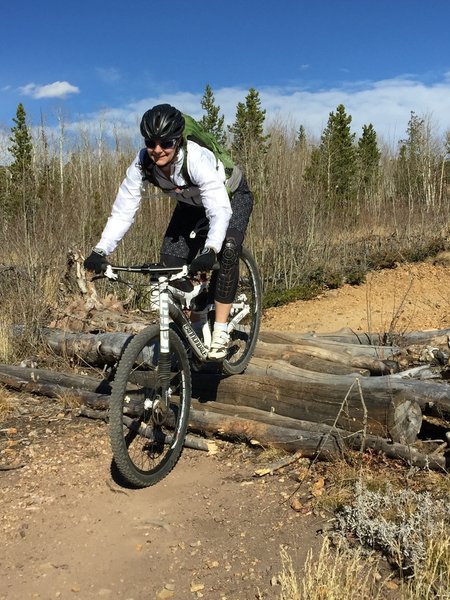 Fun little section on the Magnolia Trail in Nederland, Colorado.