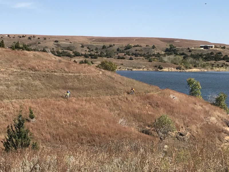 This whole trail is very exposed, don't underestimate how much water you'll need to complete it.