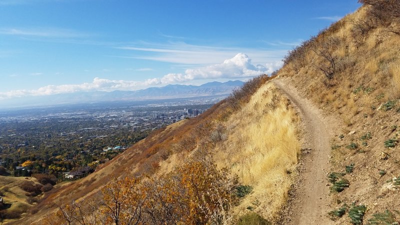 One of the many excellent views on the way to Bobsled.