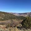 Looking towards Eagle from Burnt Tree Ridge.