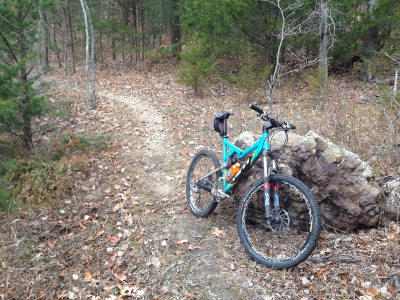 Truman Lake Trails keep getting better, lots to love here. And feel free to have fun!