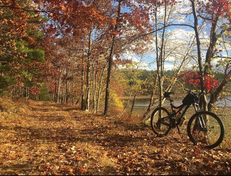 Beautiful ride around the lake.