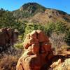 Blodgett Peak from the Ponderosa Trail.