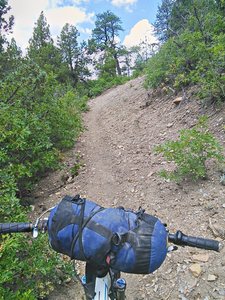 Northwest section is steep and loose.