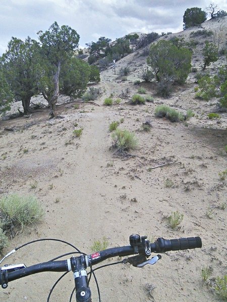 Approaching "Cow Skull Mountain"