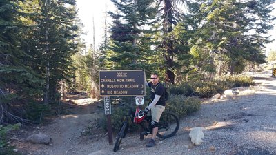Start at the trailhead sign