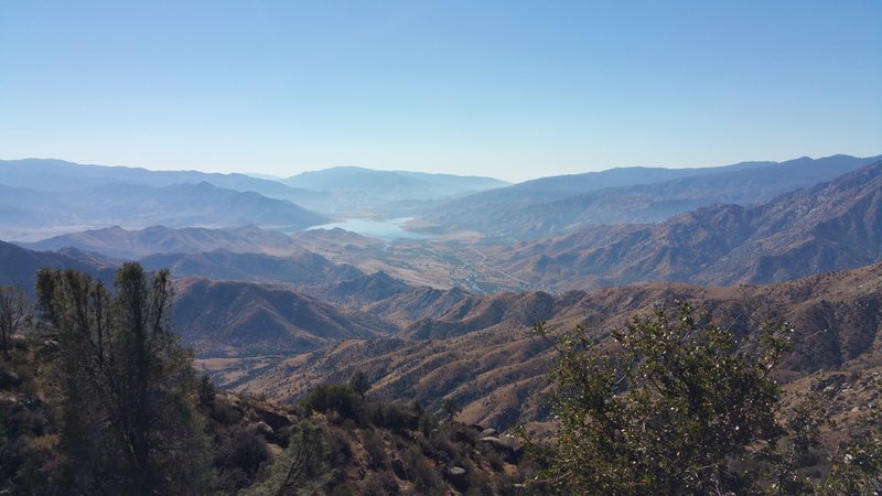 View from the Plunge to Lake Isabella