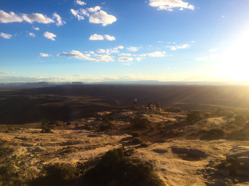 Ride the rim at Muley Point.