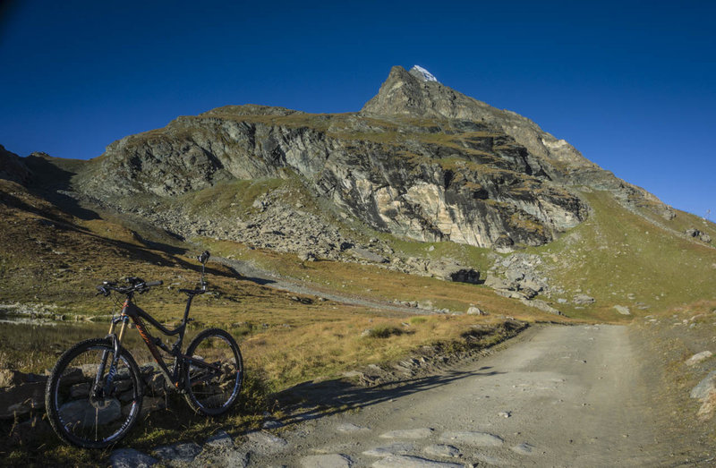 Finally, the Matterhorn comes into view.  Not the iconic north face though.