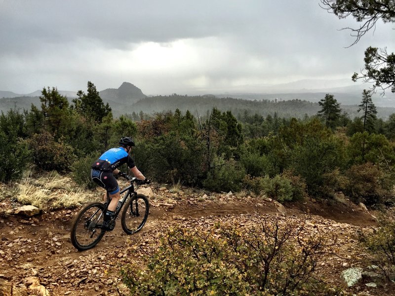 Heading down towards Thumb Butte.