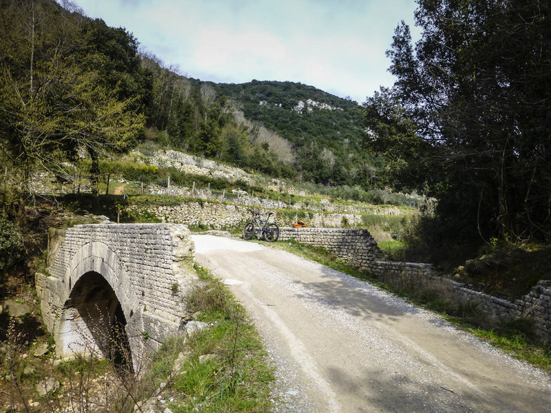 First Roman bridge - Ponte delle Fate.