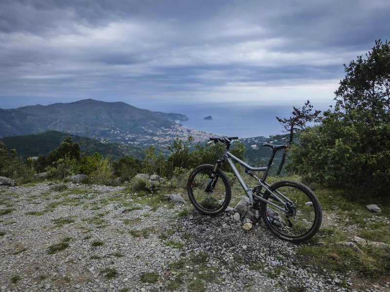 The viw from the ric dei Monti overlook.