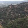 View from the end of the loop climb, looking back at the DH switchbacks.