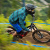 Bombing and carrying speed at Silver Mountain Bike Park.